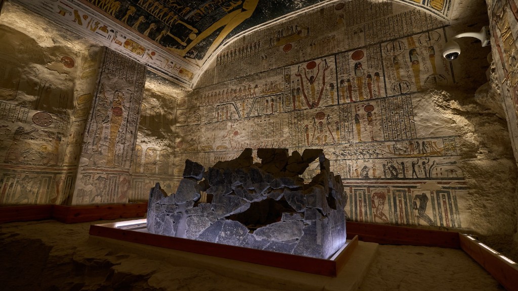 Et diorama fra det gamle Egypten